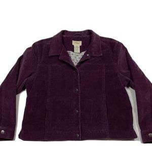LL Bean Purple Petite Jacket